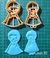 Set Cortante Elsa Y Anna 8cm Frozen Princesa Cuento Ana
