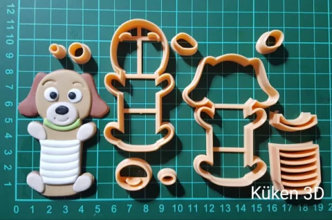 Cortante Toy perrito 8cm Story Collage pelicula slinky