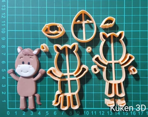 Cortante Toy tiro al blanco caballo 8cm Story Collage pelicula