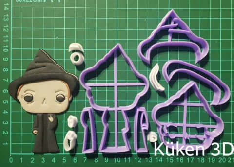 Cortante profesora Mc Gonagall 10cm Harry Potter