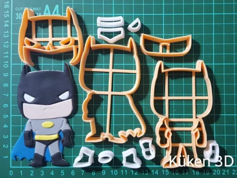Cortante batman 10cm super heroes collage funko
