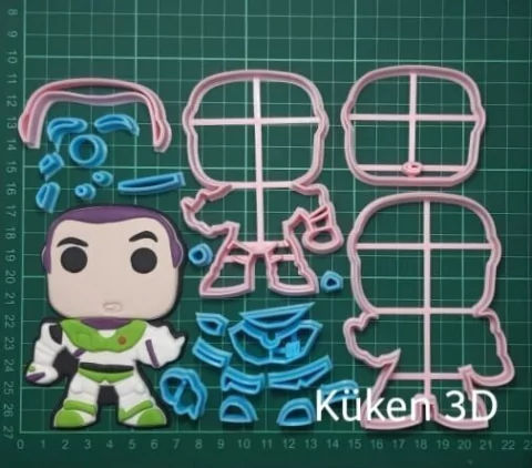 Cortante Buzz entero 10cm Personaje Collage Story toy funko