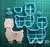 Cortante llama animal 10cm mod5 collage - comprar online
