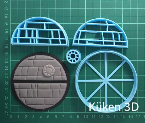 Cortante estrella de la muerte collage 8cm Star Wars