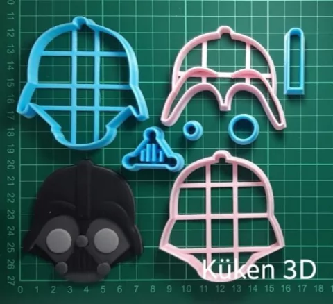 Cortante Darth Vader cara collage 8cm Star Wars