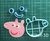 Cortante cara Chanchita Dibujito pig peppa 8cm - comprar online