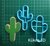 Cortante Cactus mod3 simple 8cm con contorno exterior