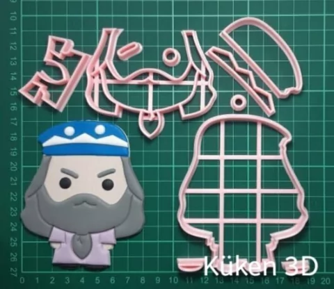 Cortante Dumbledore 10cm collage pelicula mago Harry Potter