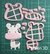 Cortante cebra Animales Selva 8cm Collage mod3