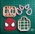 Cortante spiderman lego 6cm superheroe collage avengers hombre araña
