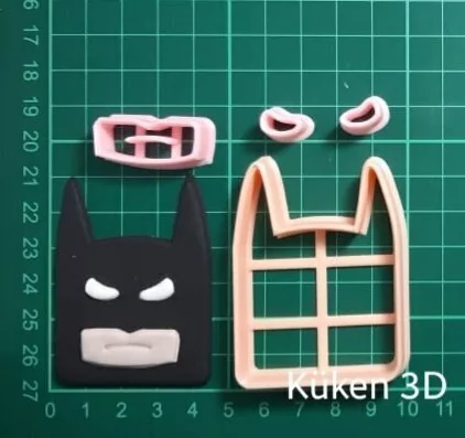 Cortante Batman lego 6cm superheroe collage dc