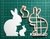Set Cortantes conejo pascua 10 y 4cm conejito mod8