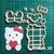 Cortante Kitty con corazon 8cm Collage hello sanrio
