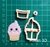 Cortante mini cupcake collage 4cm comida muffin cute