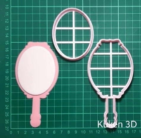 Cortante Espejo mod3 12cm collage maquillaje Blancanieves Mujer