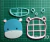 Cortante Set caras Selva 8cm collage cebra tigre hipopotamo jirafa animal - Cortantes KUKEN 3D