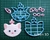 Cortante Aristogatos Cara Gatita Collage 7,5cm mod2 Gata