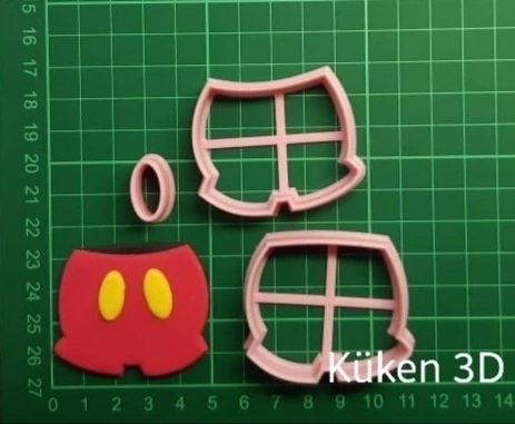 Cortante Pantalon Mickey Collage 5cm