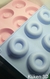 Molde silicona donas x6 donuts