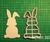 Cortante Conejo 12cm Pascua Conejito Animal Bosque mod1313