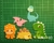 Set 5 Cortantes minis Dinos 6cm collage Dinosaurio o 12cm