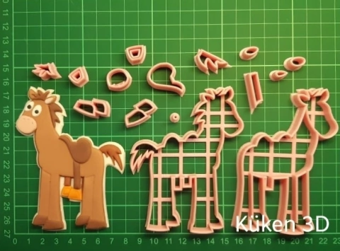 Cortante Toy tiro al blanco 10cm Story Collage caballo