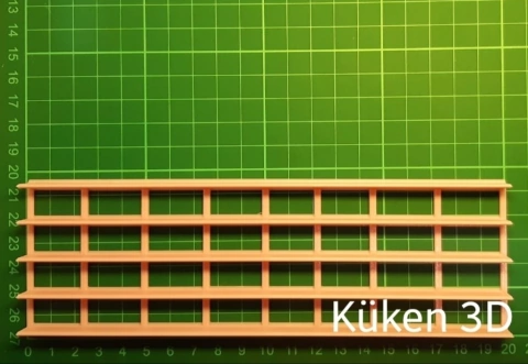 Cortantes tiras multiple de 1,5cm x 20cm de largo