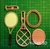 Cortantes raqueta Tenis 12cm collage