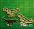 Cortantes Silueta Dinosaurio 10cm Dino collage mod4 trex