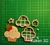 Cortante cupcake collage 5cm comida muffin mod6