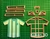 Cortante Camiseta racing collage 10cm Futbol Argentina
