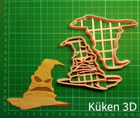 Cortante Sombrero seleccionador 10cm collage pelicula mago Harry Potter