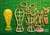 Cortante copa mundo collage 12cm 2022 catar mundial - comprar online