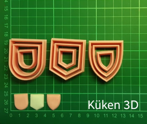 Cortantes Set 3 Banderines Banderín Cortantes X3 - comprar online