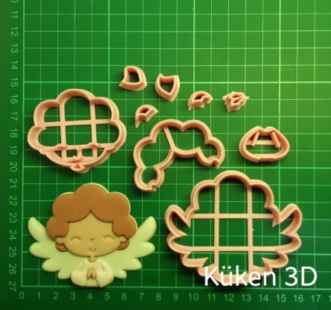 Cortante angelito 7,5cm mod6 Comunion Angel Confirmacion