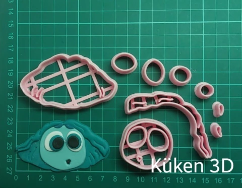 Cortante Envy 7,5cm collage intensamente Envidia Inside out