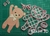 Cortante Oso 14cm Animales Collage Bosque mod27
