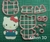 Cortante Kitty mod15 10cm Collage hello sanrio con moño