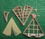Cortante Boho Chic Carpa 10cm collage India Mod7