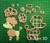 Cortantes Caniche rosa 10cm Collage Perro Perrito Animalitos - comprar online