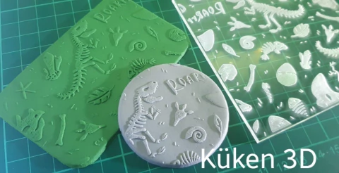 Texturizador Esqueletos dino - comprar online