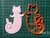 Cortante Gato Sirena 10cm mar - comprar online