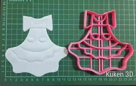 Cortante Vestido Alicia Pais De Las Maravillas Mod2