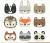 Cortante Animal Bosque Cara Panda 7cm marcadores - comprar online