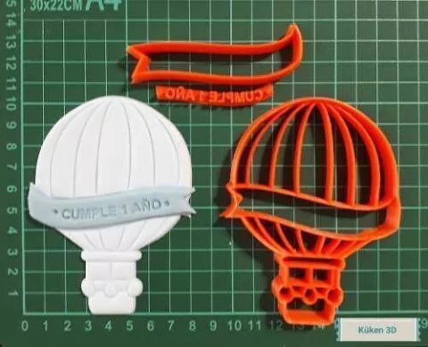 Cortante Globo Aerostatico Collage 10cm