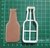 Cortante Cerveza Botella Porron 8cm