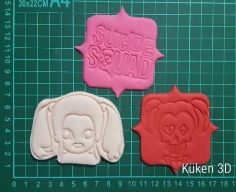 Set Cortante Suicide Squad Harley Quinn Escuadron Suicida