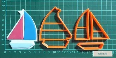 Cortante Para Realizar Barco A Vela Velero 8cm collage