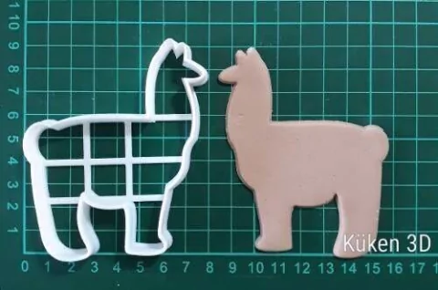 Cortante Llama 9cm Animal Modelo2