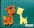 Cortante Selva Animal Jirafa 8cm marcadores o collage